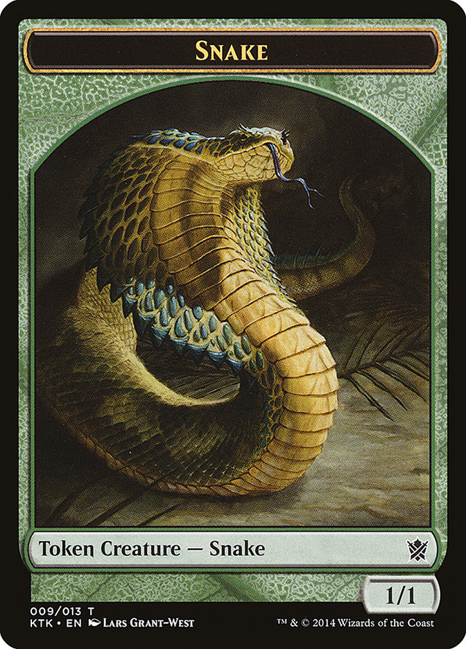 Snake [Khans of Tarkir Tokens] - tcgcollectibles