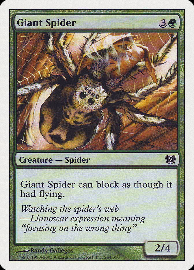 Giant Spider [Ninth Edition] - tcgcollectibles