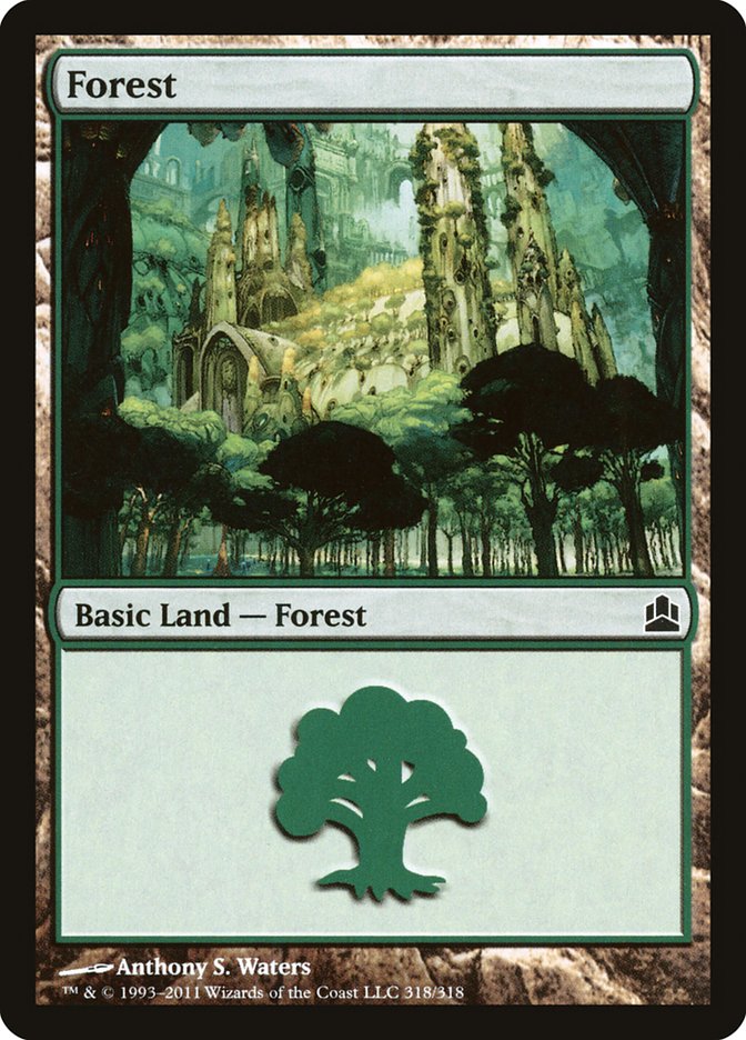 Forest (318) [Commander 2011] - tcgcollectibles