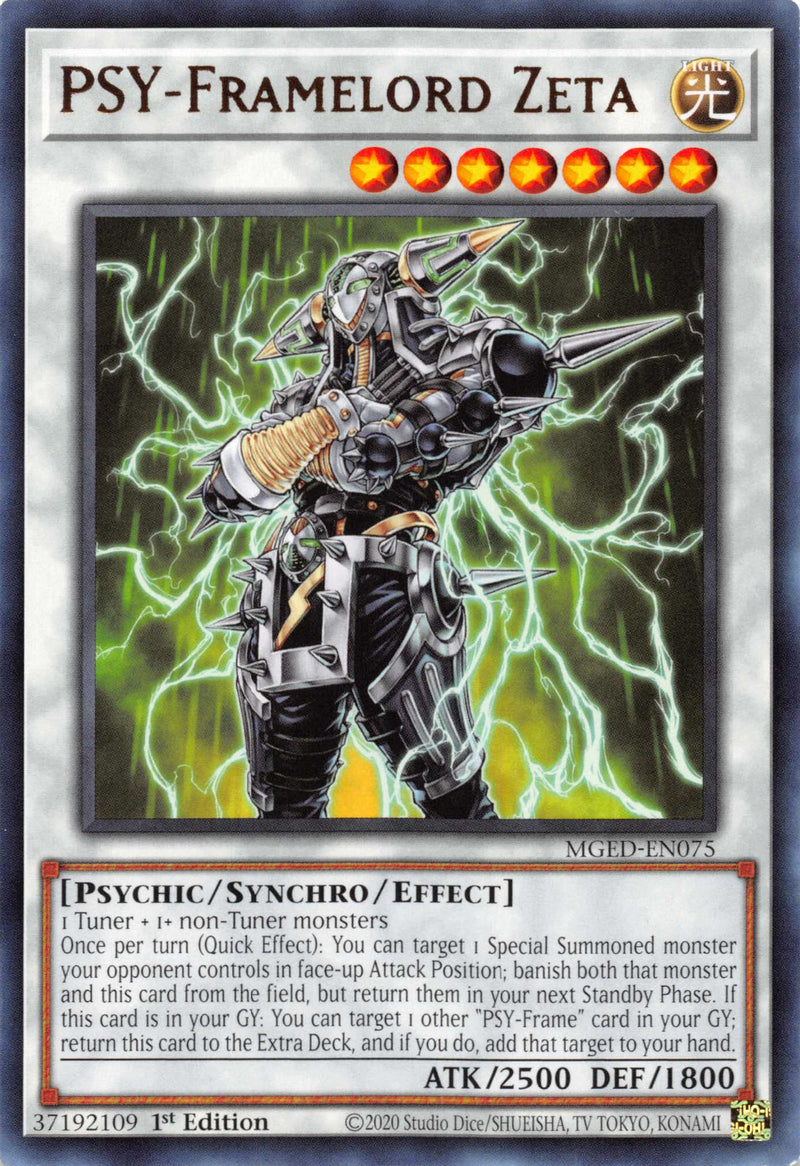 PSY-Framelord Zeta [MGED-EN075] Rare - tcgcollectibles