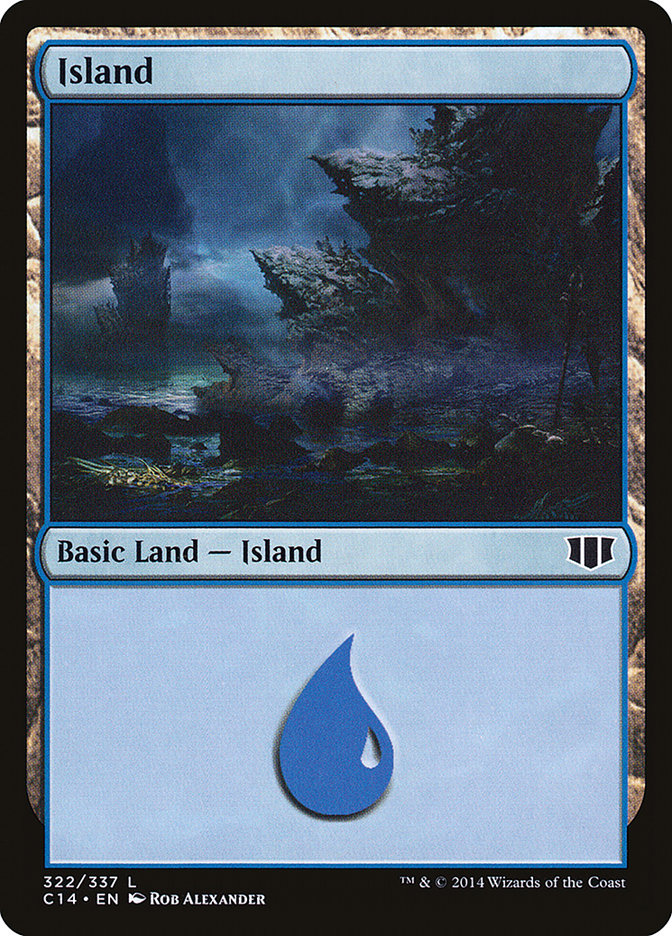 Island (322) [Commander 2014] - tcgcollectibles