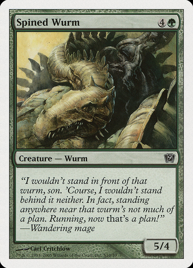 Spined Wurm [Ninth Edition] - tcgcollectibles