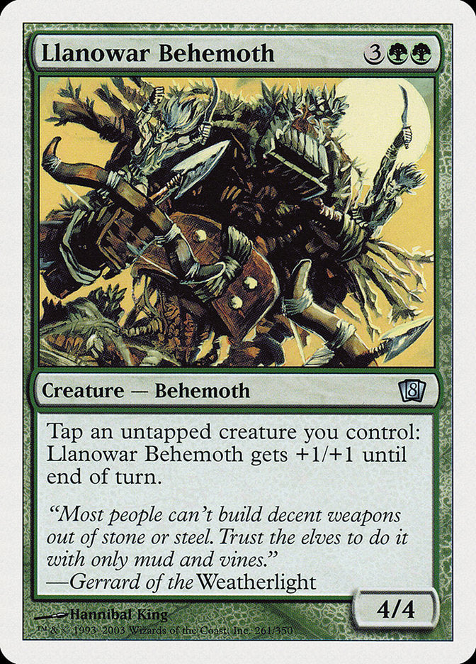 Llanowar Behemoth [Eighth Edition] - tcgcollectibles