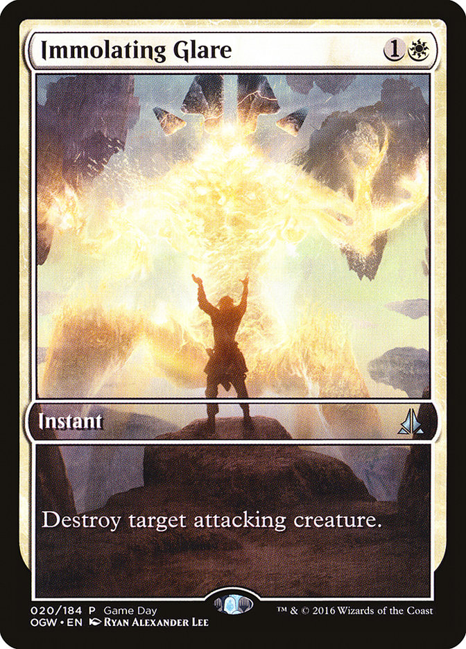 Immolating Glare (Game Day) (Extended) [Oath of the Gatewatch Promos] - tcgcollectibles