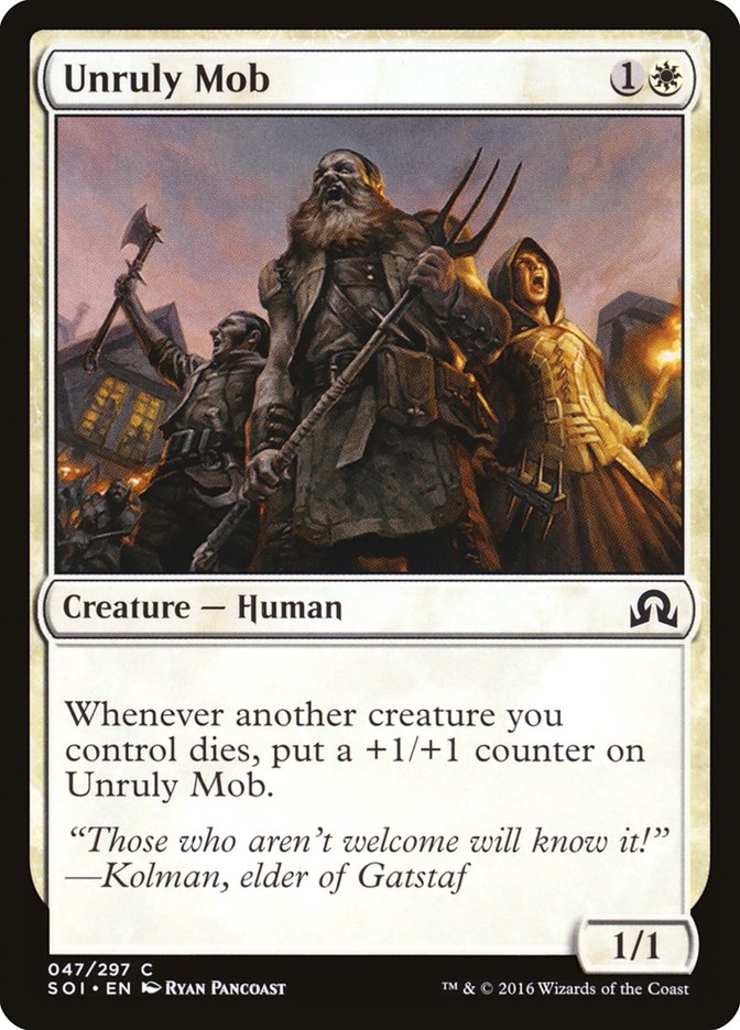 Unruly Mob [Shadows over Innistrad] - tcgcollectibles