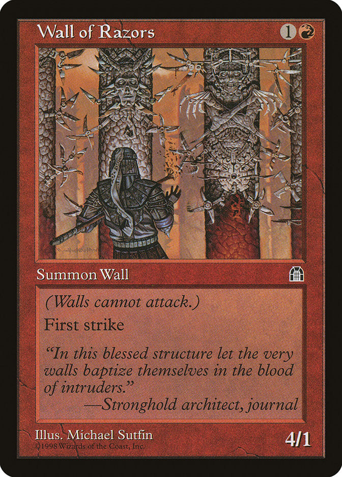 Wall of Razors [Stronghold] - tcgcollectibles