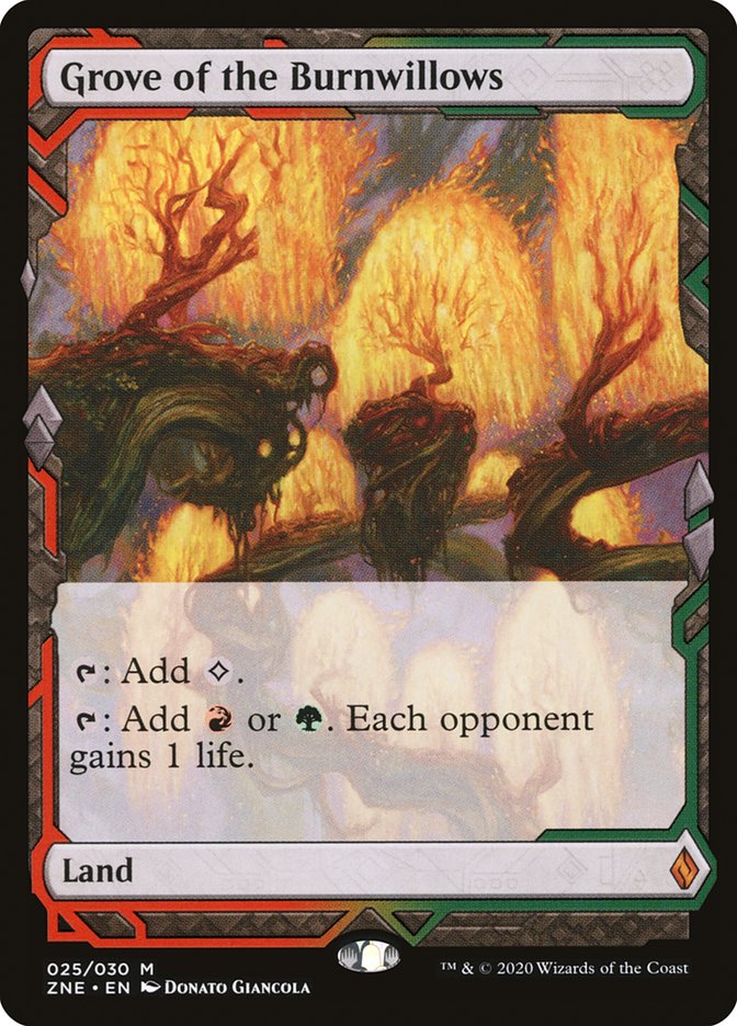 Grove of the Burnwillows [Zendikar Rising Expeditions] - tcgcollectibles