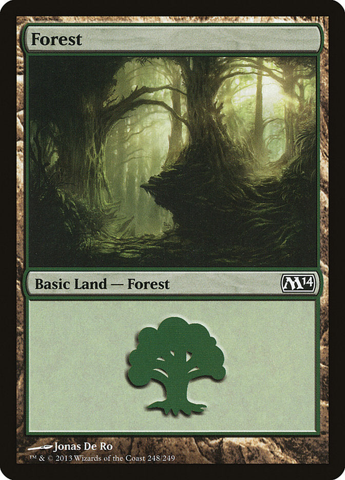 Forest (248) [Magic 2014] - tcgcollectibles