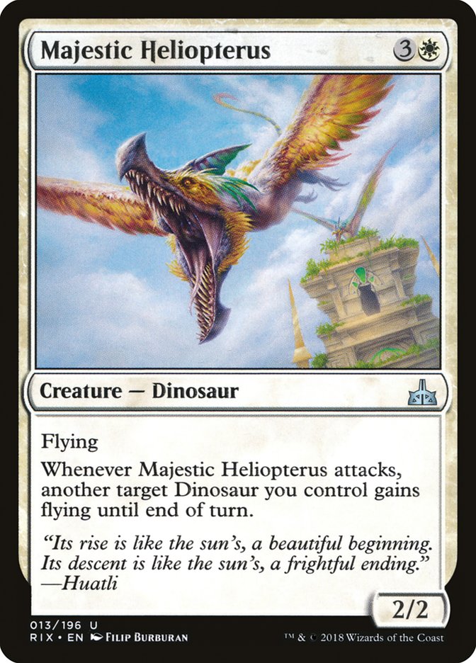 Majestic Heliopterus [Rivals of Ixalan] - tcgcollectibles