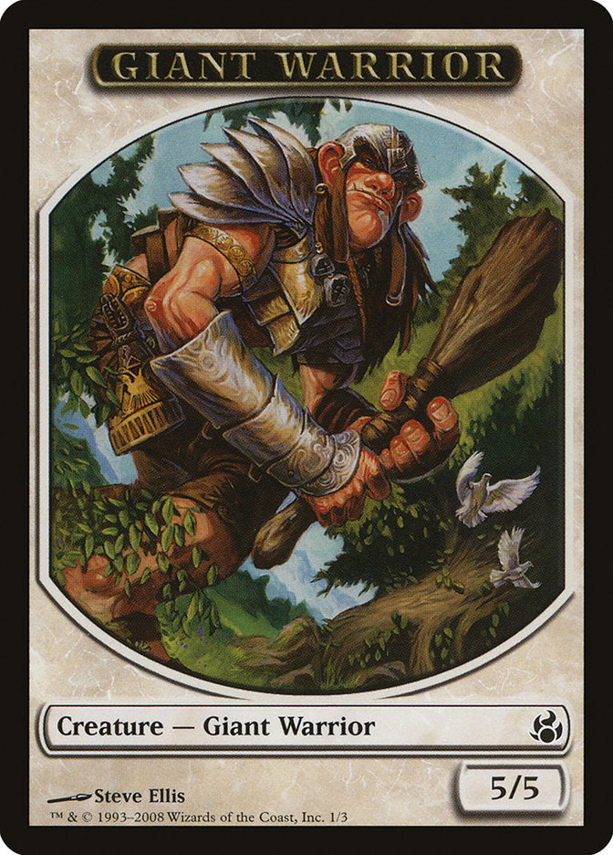 Giant Warrior [Morningtide Tokens] - tcgcollectibles