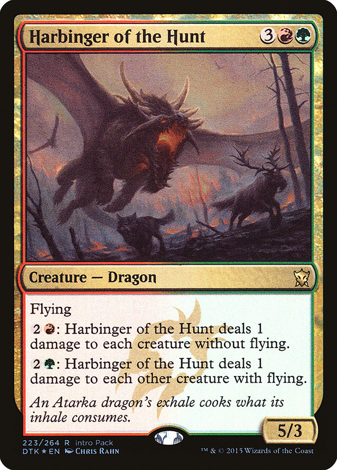 Harbinger of the Hunt (Intro Pack) [Dragons of Tarkir Promos] - tcgcollectibles