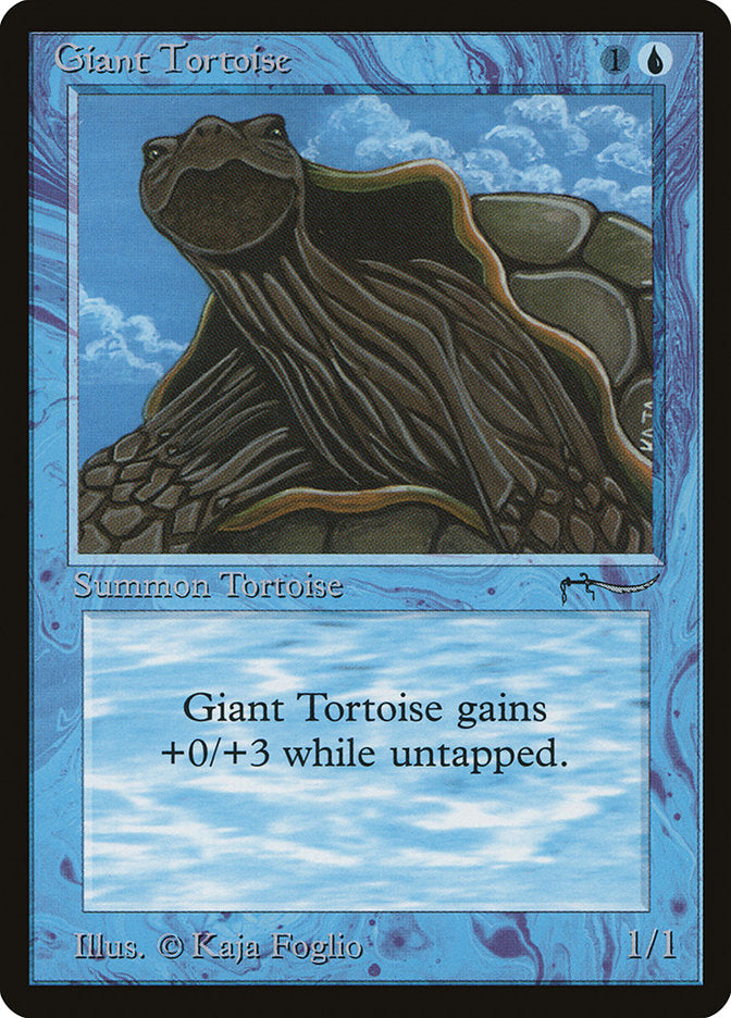 Giant Tortoise (Dark Mana Cost) [Arabian Nights] - tcgcollectibles