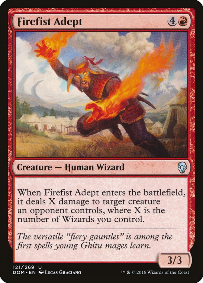 Firefist Adept [Dominaria] - tcgcollectibles