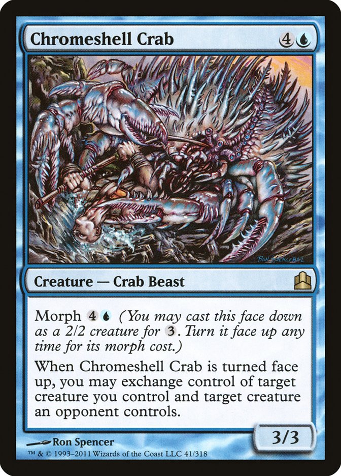 Chromeshell Crab [Commander 2011] - tcgcollectibles