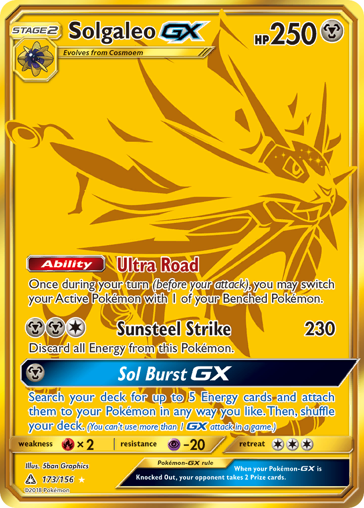 Lata Pokémon Solgaleo, Deck Box