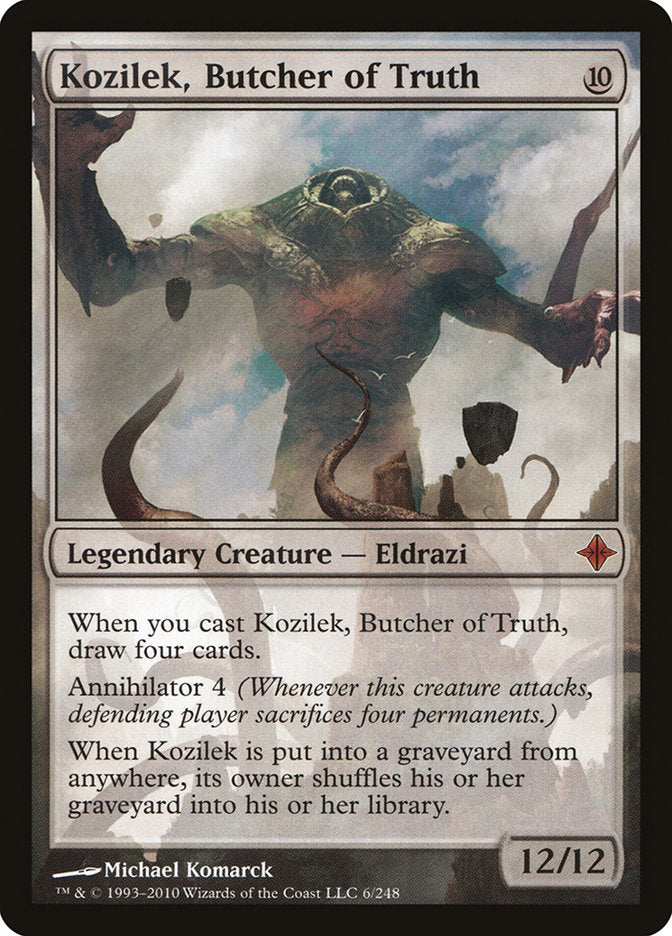 Kozilek, Butcher of Truth [Rise of the Eldrazi] - tcgcollectibles