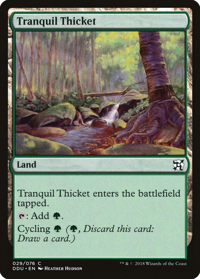 Tranquil Thicket [Duel Decks: Elves vs. Inventors] - tcgcollectibles
