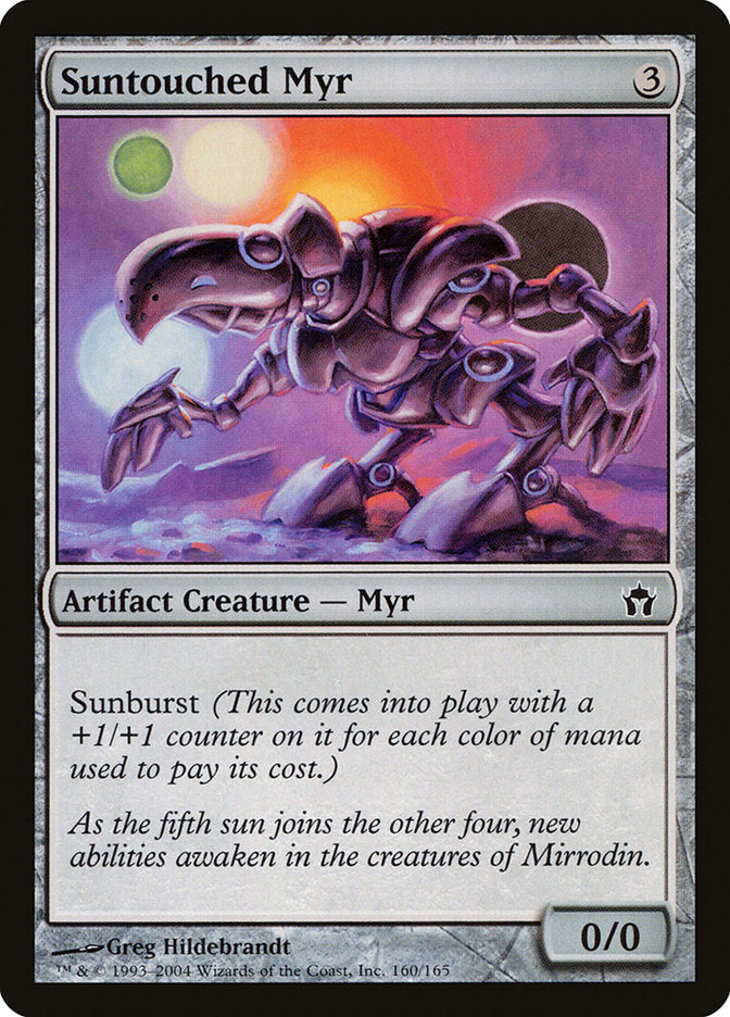 Suntouched Myr [Fifth Dawn] - tcgcollectibles